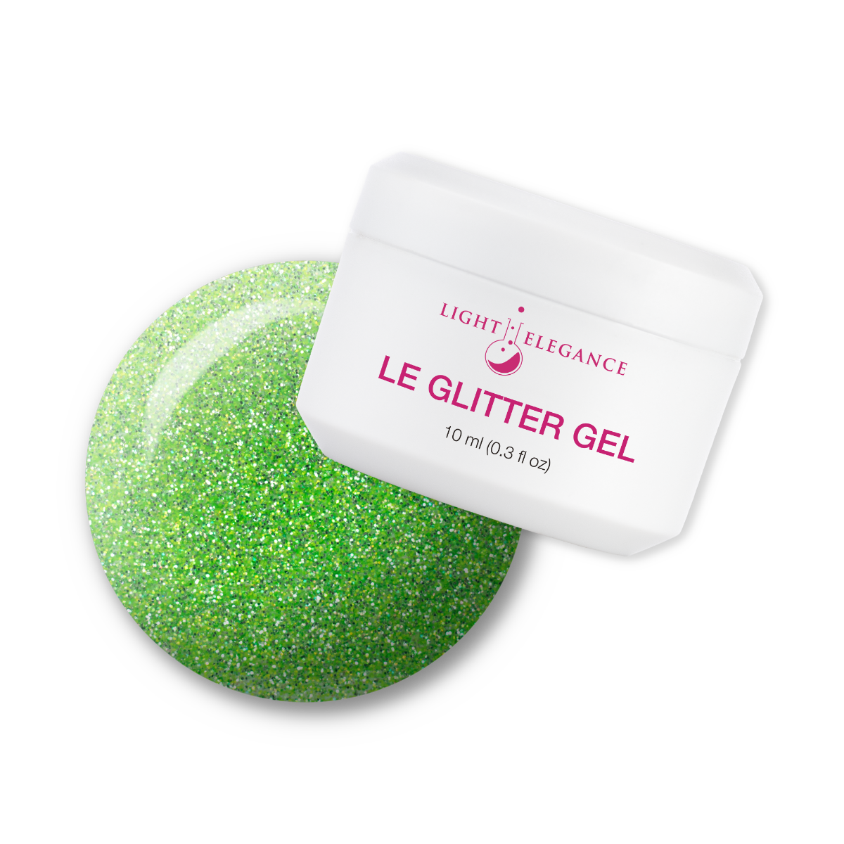 Light Elegance Glitter Gel - Kiwi to My Heart :: New Packaging