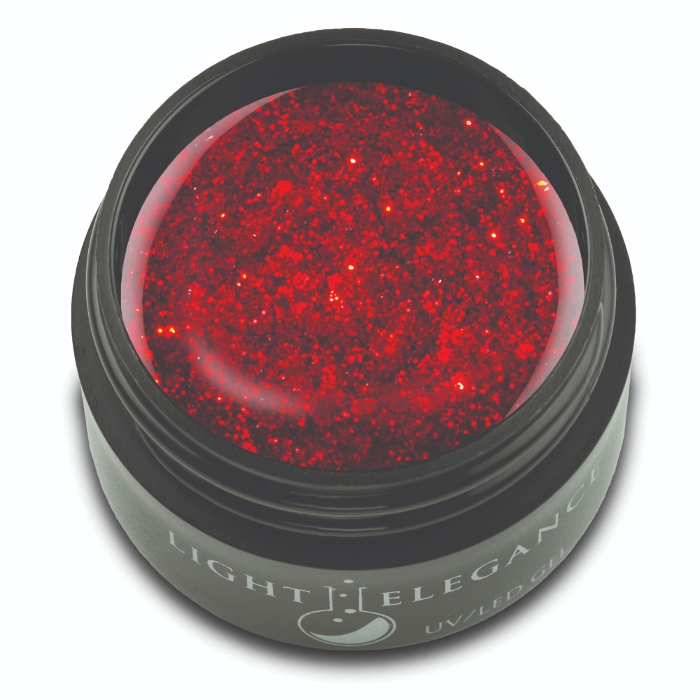 Light Elegance Glitter Gel - Little Red Sled - Creata Beauty - Professional Beauty Products
