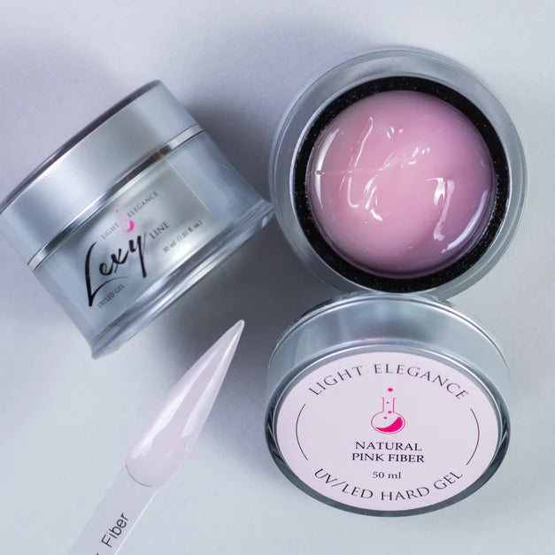 Light Elegance Lexy Line Gel - Fiber (Natural Pink) - Creata Beauty - Professional Beauty Products