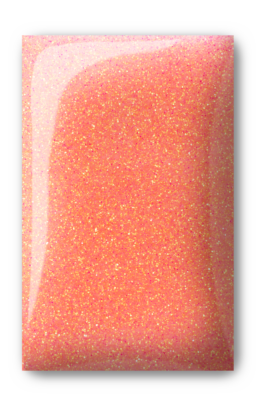 Light Elegance P+ Soak Off Glitter Gel - Orange Crush :: New Packaging - Creata Beauty - Professional Beauty Products