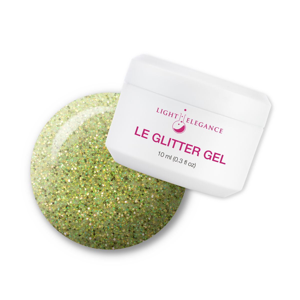 Light Elegance Glitter Gel - Peace and Love :: New Packaging - Creata Beauty - Professional Beauty Products