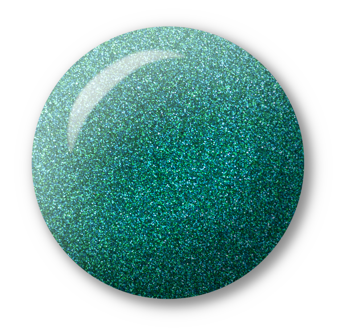Light Elegance Glitter Gel - Peacock :: New Packaging - Creata Beauty - Professional Beauty Products
