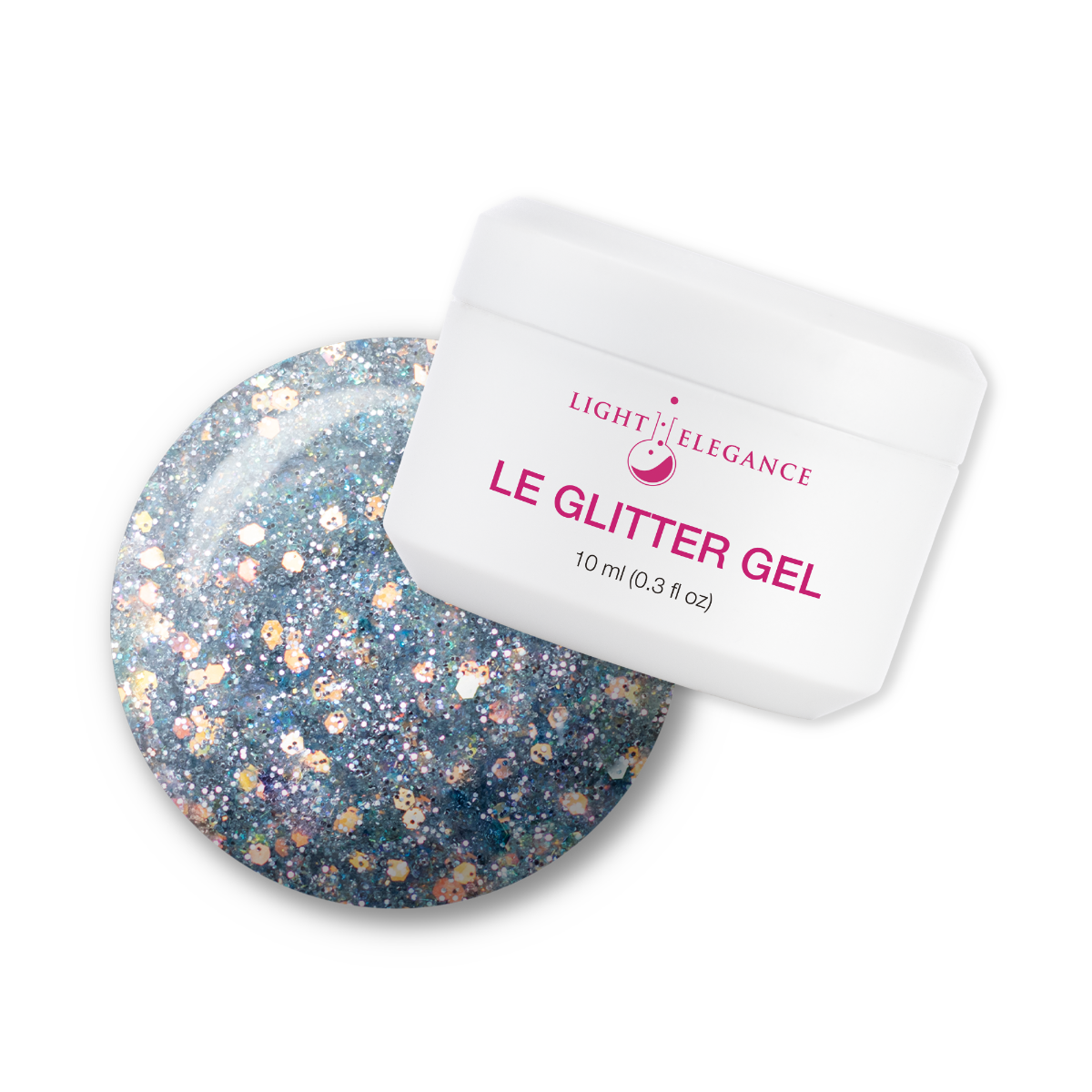 Light Elegance Glitter Gel - #Radiant :: New Packaging - Creata Beauty - Professional Beauty Products