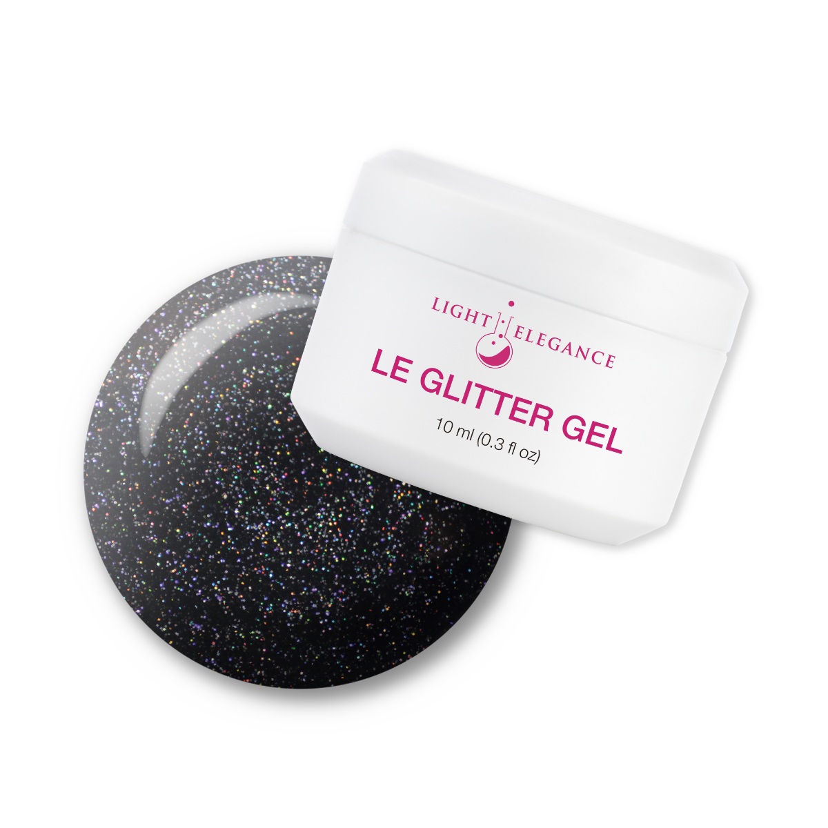 Light Elegance Glitter Gel - Smokin' Hot Pepper :: New Packaging - Creata Beauty - Professional Beauty Products