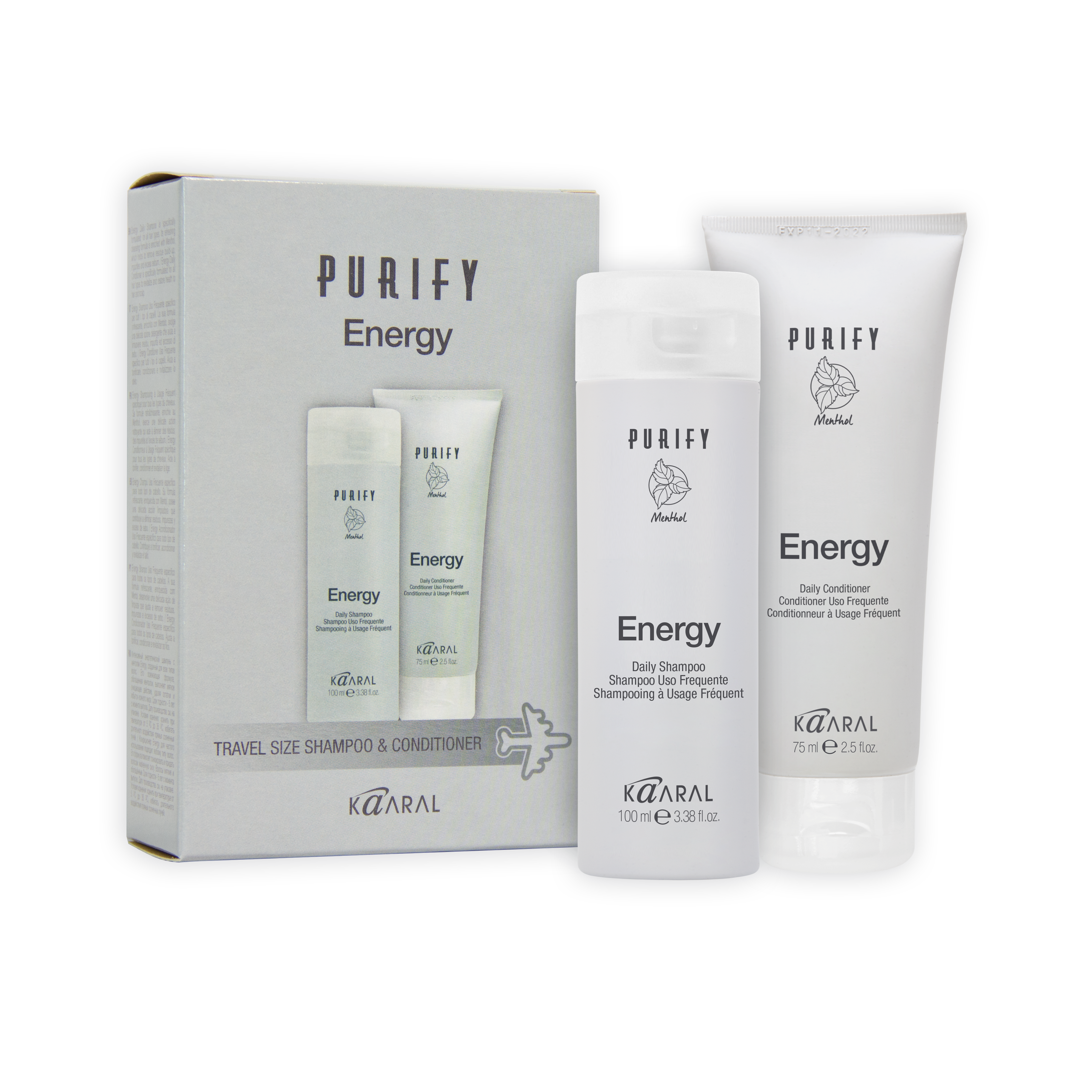 Purify Energy Shampoo + Conditioner Travel Kit  - By Kaaral
