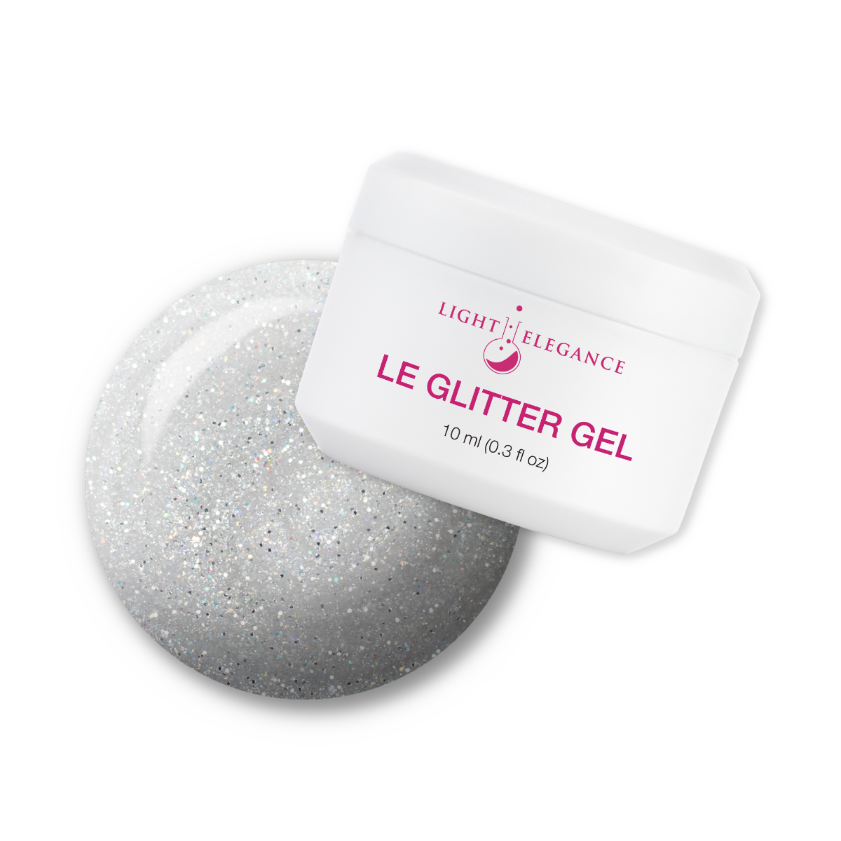 Light Elegance Glitter Gel - Tiny Diamond :: New Packaging - Creata Beauty - Professional Beauty Products