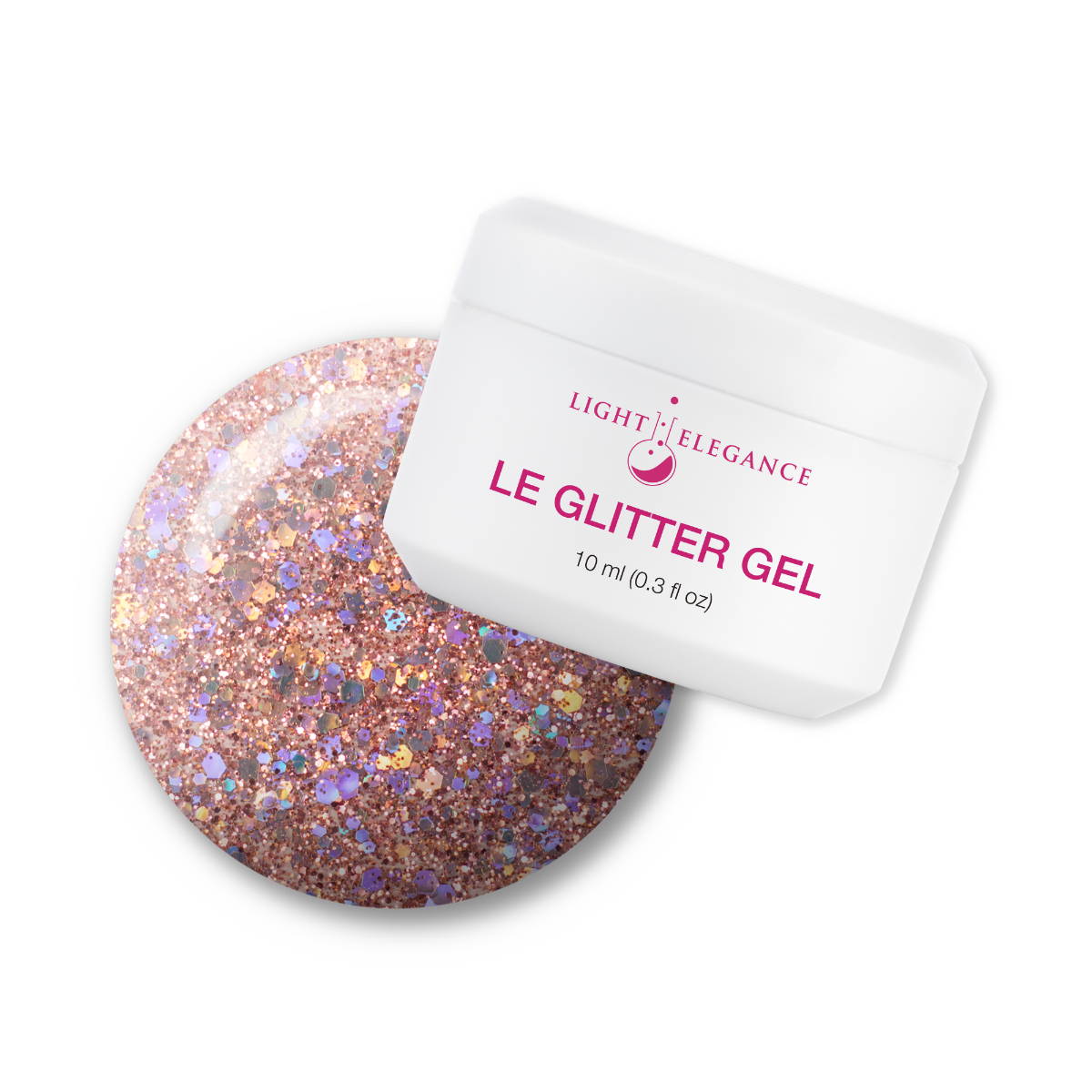 Light Elegance Glitter Gel - You Bring the Wine :: New Packaging - Creata Beauty - Professional Beauty Products