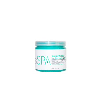 BCL Spa Sugar Scrub - Tingling Mint + CBD - Creata Beauty - Professional Beauty Products