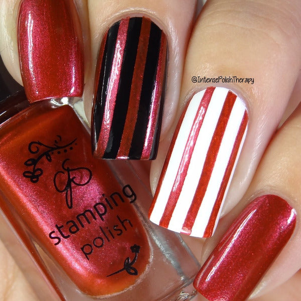 Clear Jelly Stamper Polish - CJS033 Crimson Crush - Creata Beauty - Professional Beauty Products