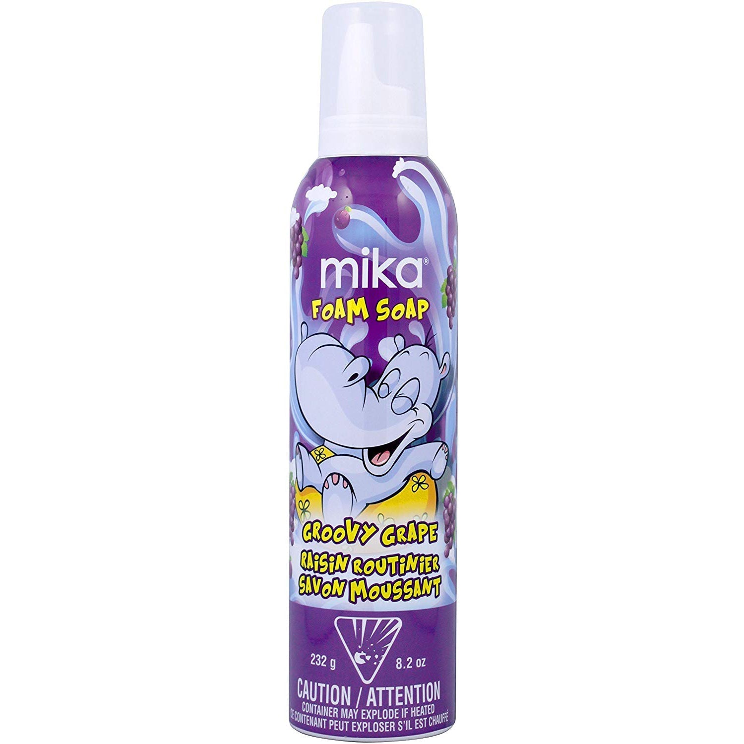 Mika Foam Soap Spray - Groovy Grape (232g) - Creata Beauty - Professional Beauty Products