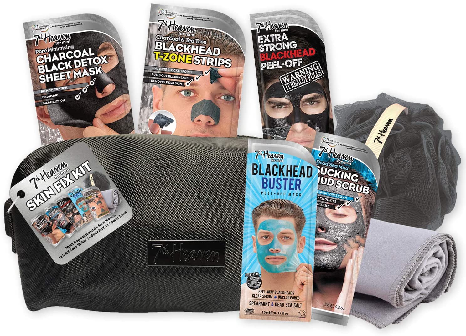 7th Heaven Men's Skin Fix Face Masks Skincare Gift Set - Creata Beauty - Professional Beauty Products