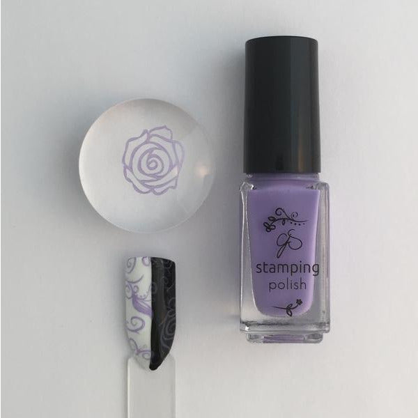 Clear Jelly Stamper Polish - CJS017 Lynnie Loves Lilac - Creata Beauty - Professional Beauty Products