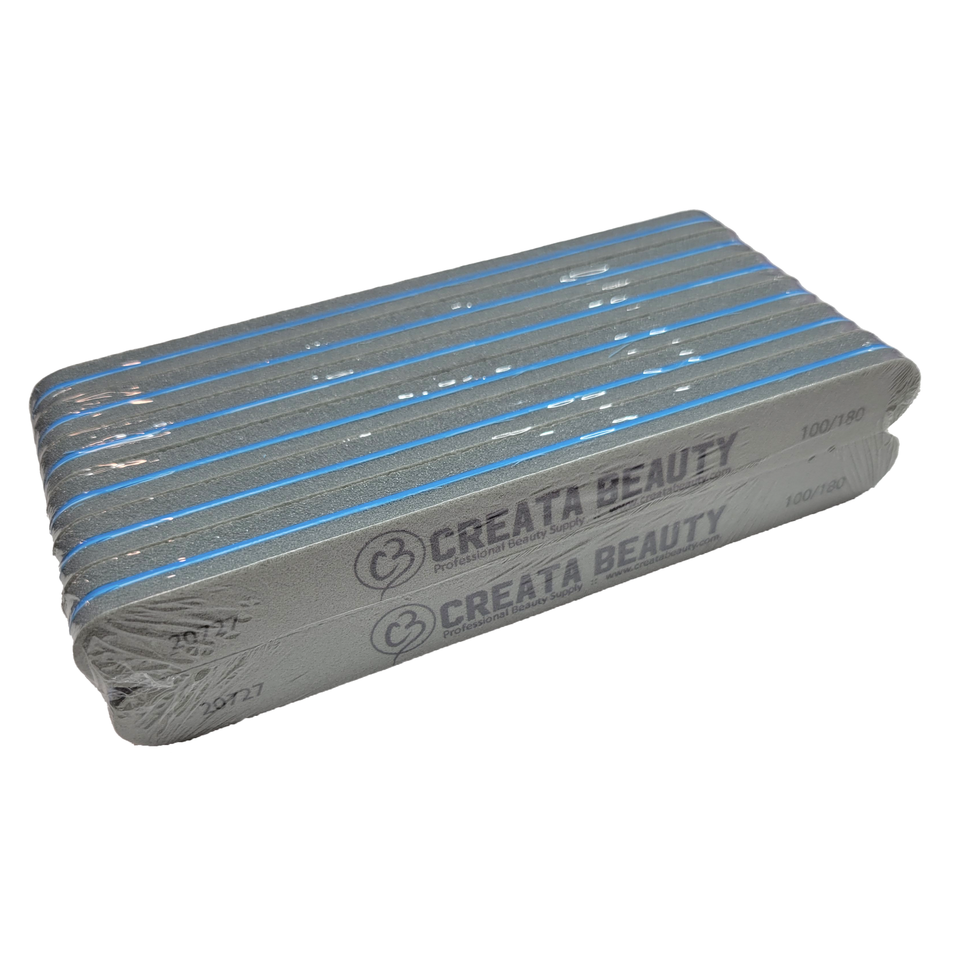 Creata Beauty - Grey Sponge Buffer (Blue Center) 12pk - Creata Beauty - Professional Beauty Products