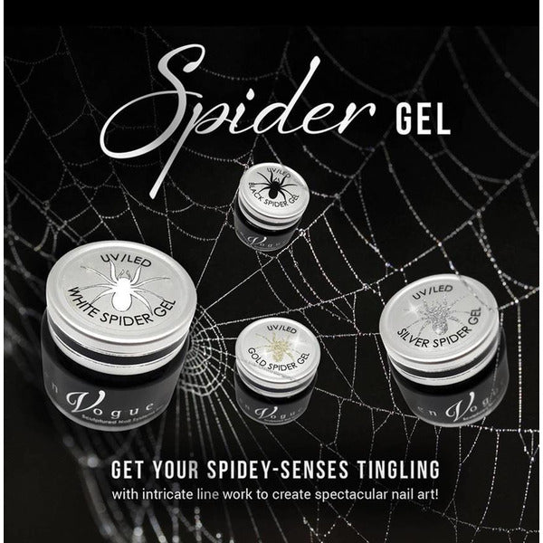 En Vogue Spider Gel - Silver - Creata Beauty - Professional Beauty Products