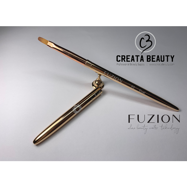 Fuzion Brush - Signature Series #2 Oval - Creata Beauty - Professional Beauty Products