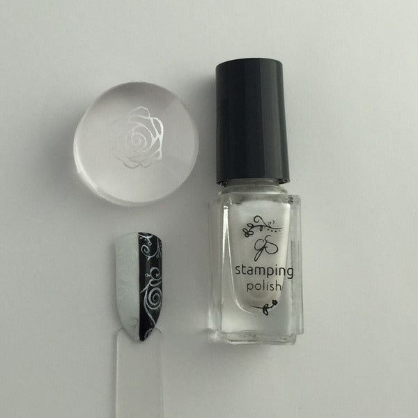 Clear Jelly Stamper Polish - CJS034 Angelic White - Creata Beauty - Professional Beauty Products