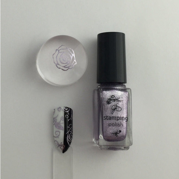 Clear Jelly Stamper Polish - CJS035 Paula's Pixie Purple - Creata Beauty - Professional Beauty Products