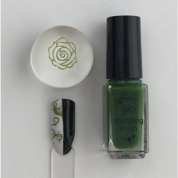Clear Jelly Stamper Polish - CJS038 Mystic Moss - Creata Beauty - Professional Beauty Products