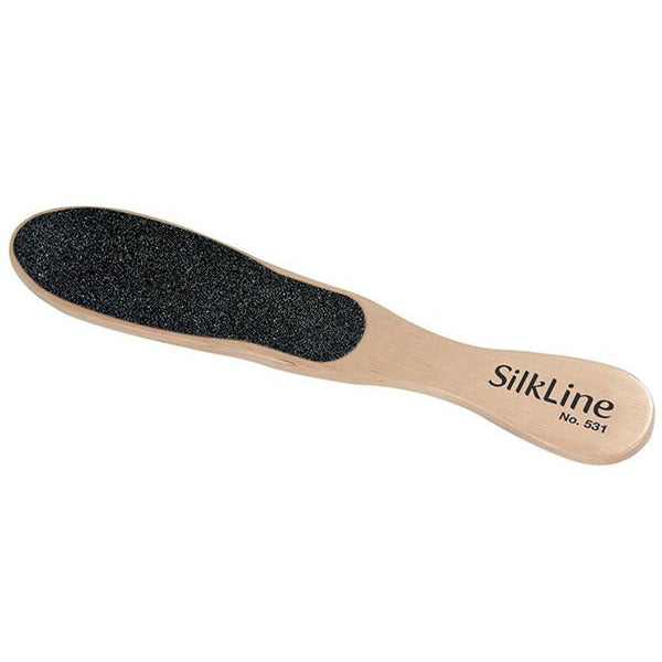 Silkline - 531 Two-Sided Foot File w/ Wood Handle - Creata Beauty - Professional Beauty Products