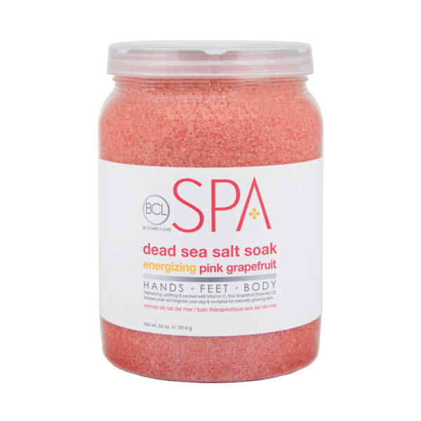 BCL Spa Salt Soak - Energizing Pink Grapefruit - Creata Beauty - Professional Beauty Products