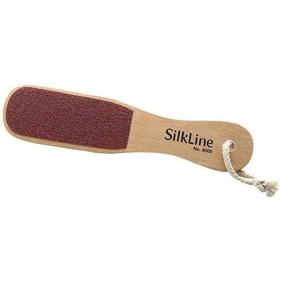 Silkline - 8000 Wet/Dry Foot File w/ Wood Handle - Creata Beauty - Professional Beauty Products