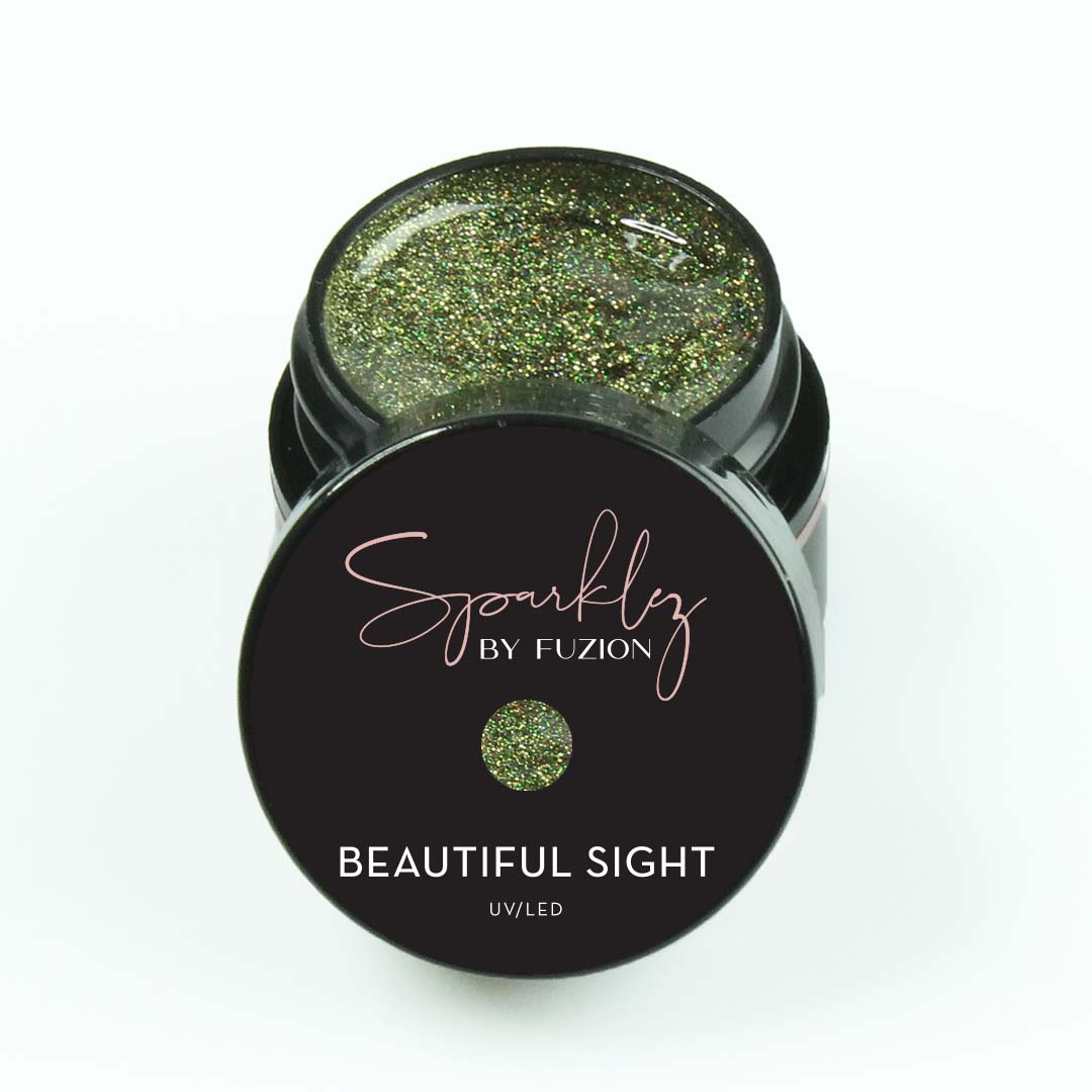 Fuzion Sparklez Gel - Beautiful Sight - Creata Beauty - Professional Beauty Products