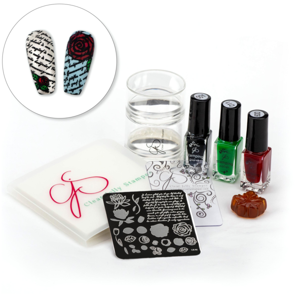 Clear Jelly Stamper - Big Bling Jr. Starter Kit - Creata Beauty - Professional Beauty Products
