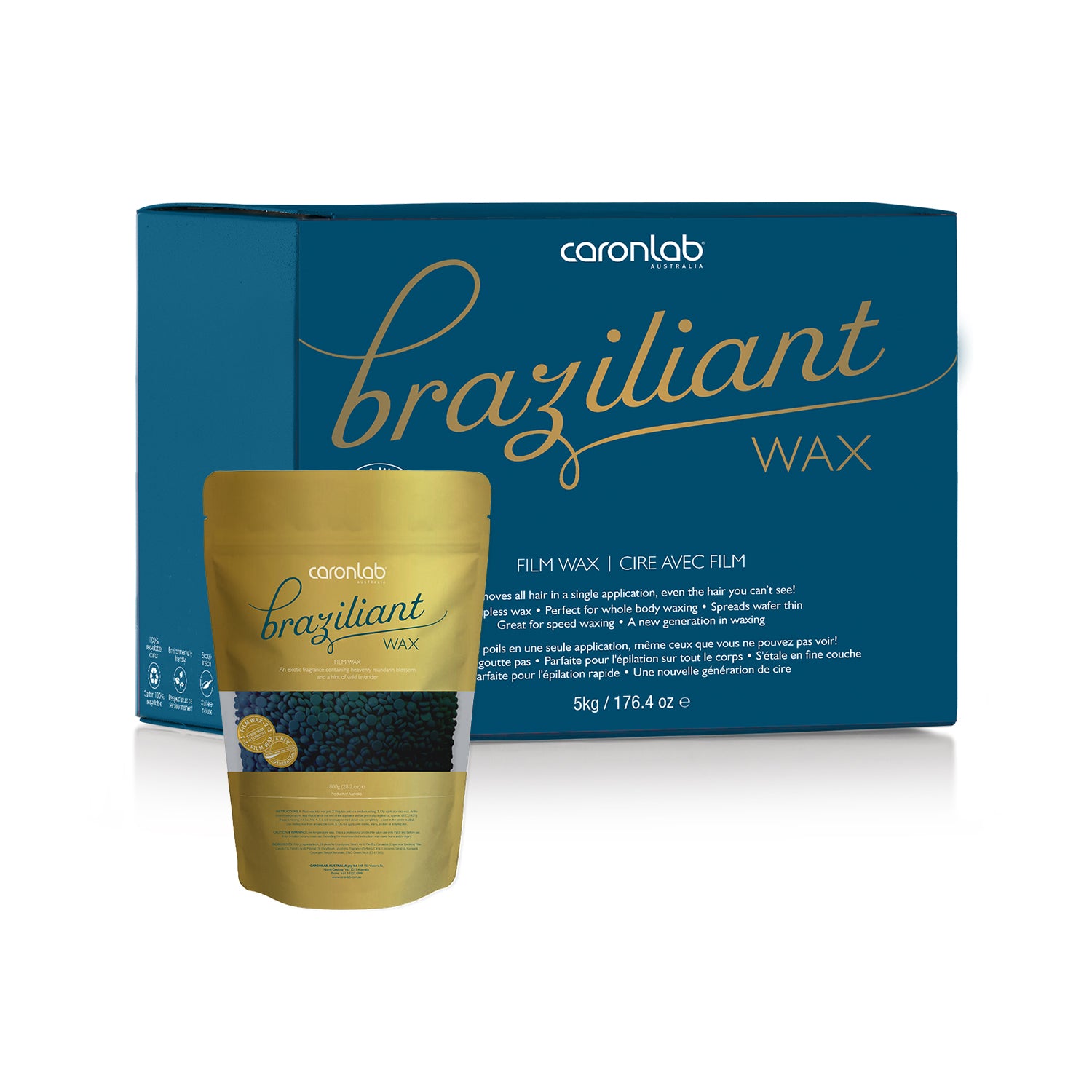 Caronlab - Brazilliant Film Wax Beads - Creata Beauty - Professional Beauty Products
