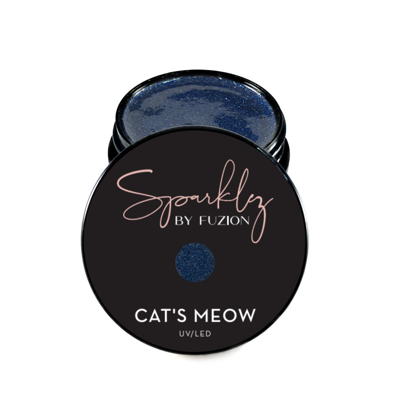 Fuzion Sparklez Gel - Cat's Meow - Creata Beauty - Professional Beauty Products