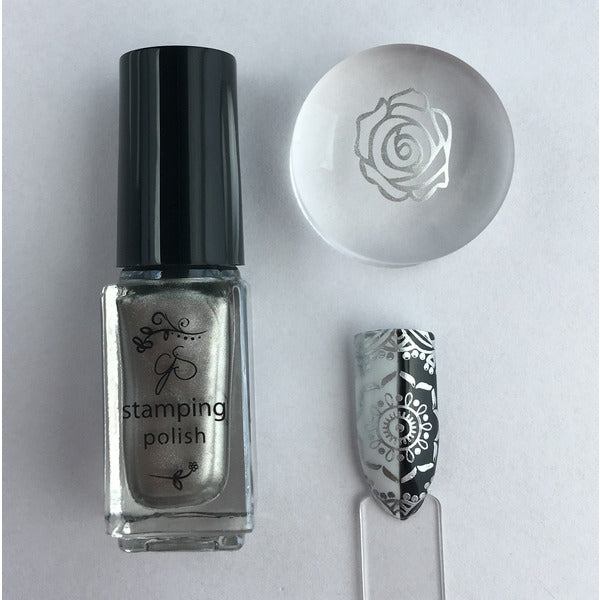 Clear Jelly Stamper Polish - CJS045 Molten Alloy - Creata Beauty - Professional Beauty Products