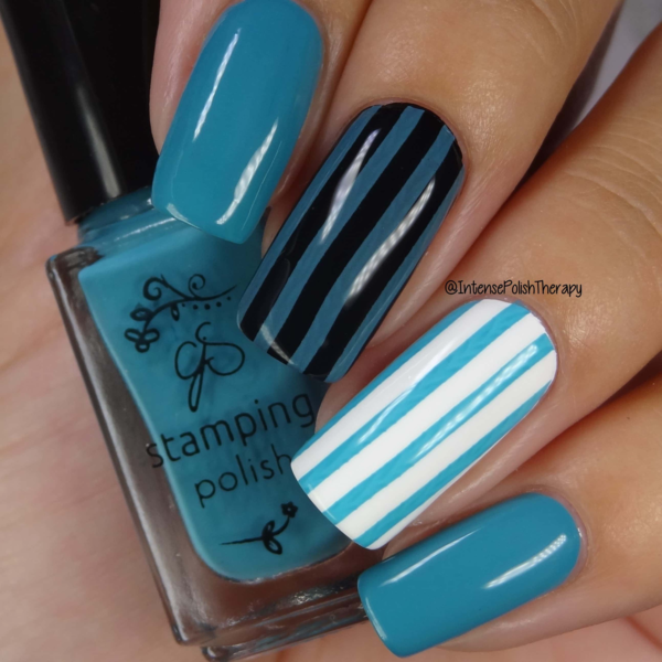 Clear Jelly Stamper Polish - CJS085 Teal Me Off The Ceiling - Creata Beauty - Professional Beauty Products
