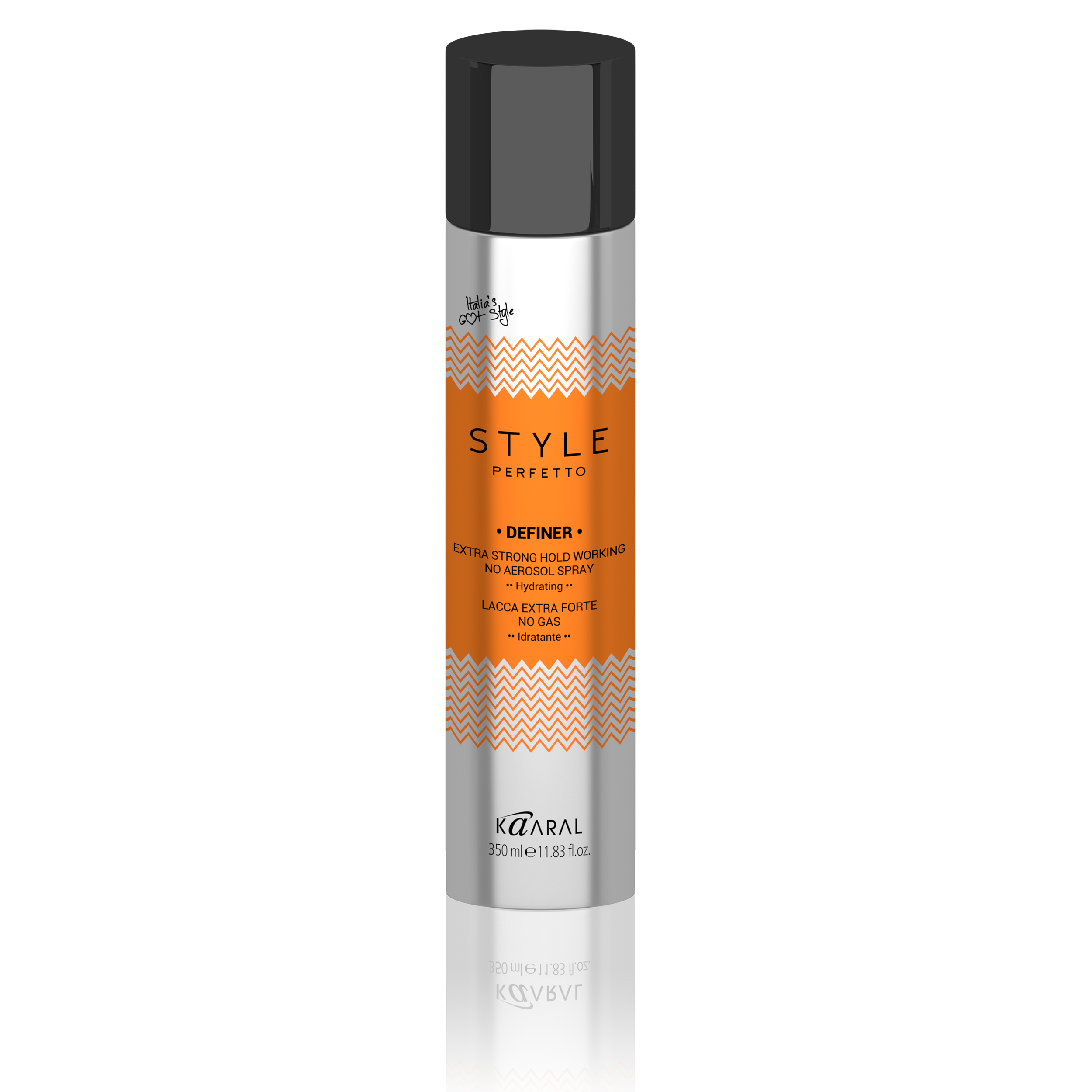 Kaaral - Style Perfetto Definer Extra Strong Hold No Aerosol Spray - Creata Beauty - Professional Beauty Products