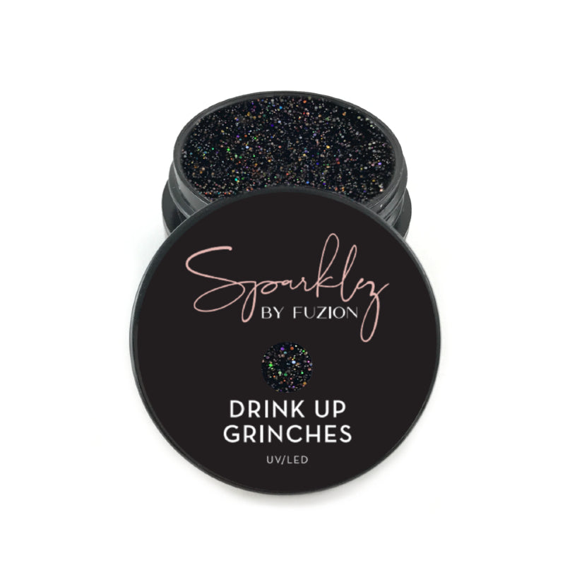 Fuzion Sparklez Gel - Drink Up Grinches - Creata Beauty - Professional Beauty Products