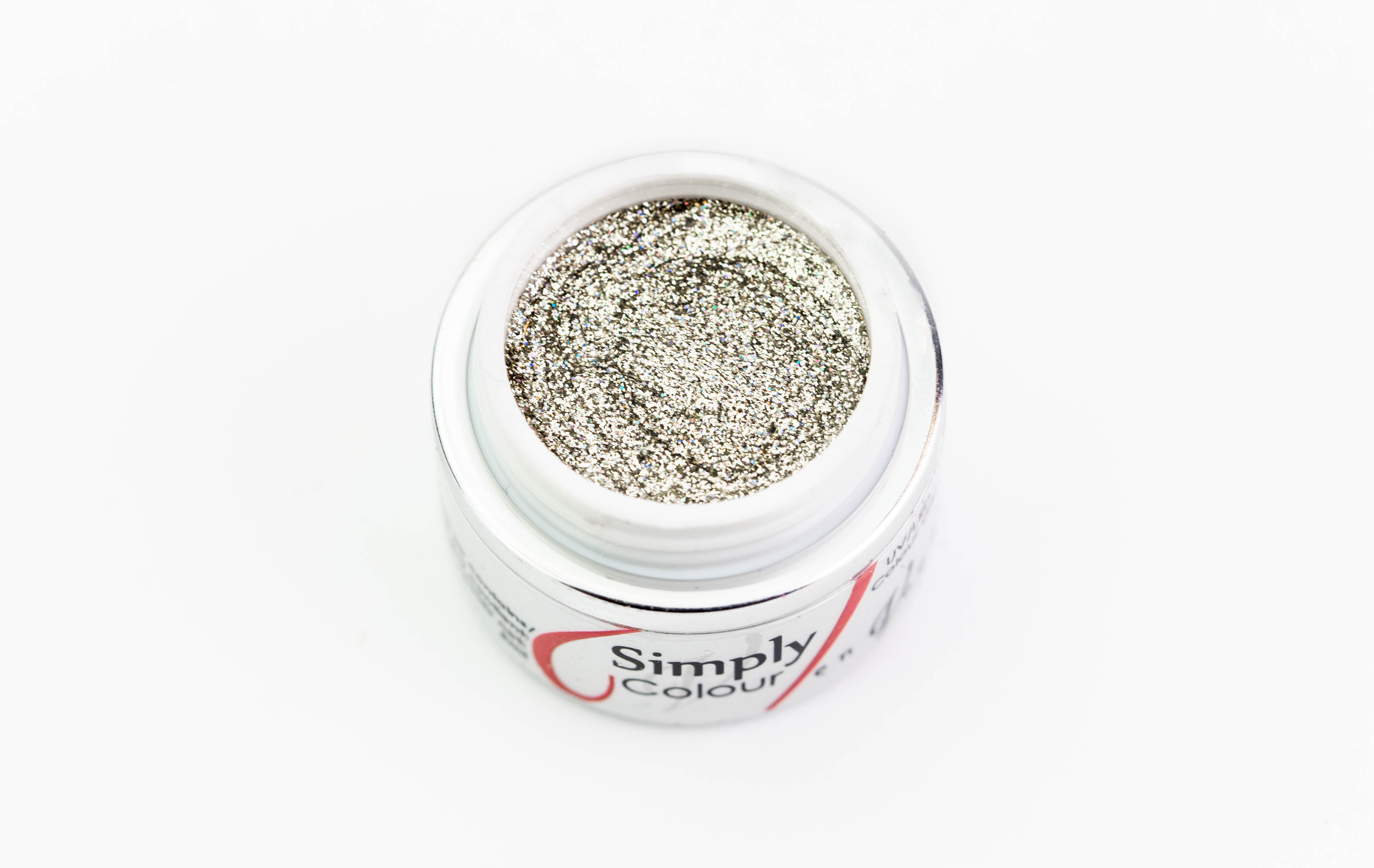 En Vogue Simply Specialty Glitter Gel - 25kt Silver - Creata Beauty - Professional Beauty Products