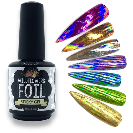 Wildflowers - Foil Sticky Gel - Creata Beauty - Professional Beauty Products
