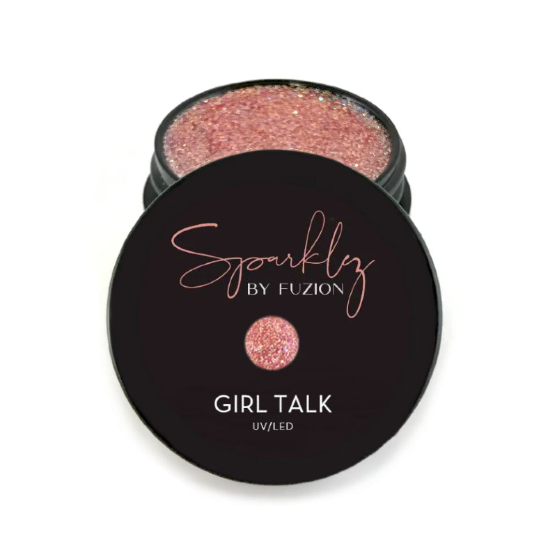 Fuzion Sparklez Gel - Girl Talk - Creata Beauty - Professional Beauty Products