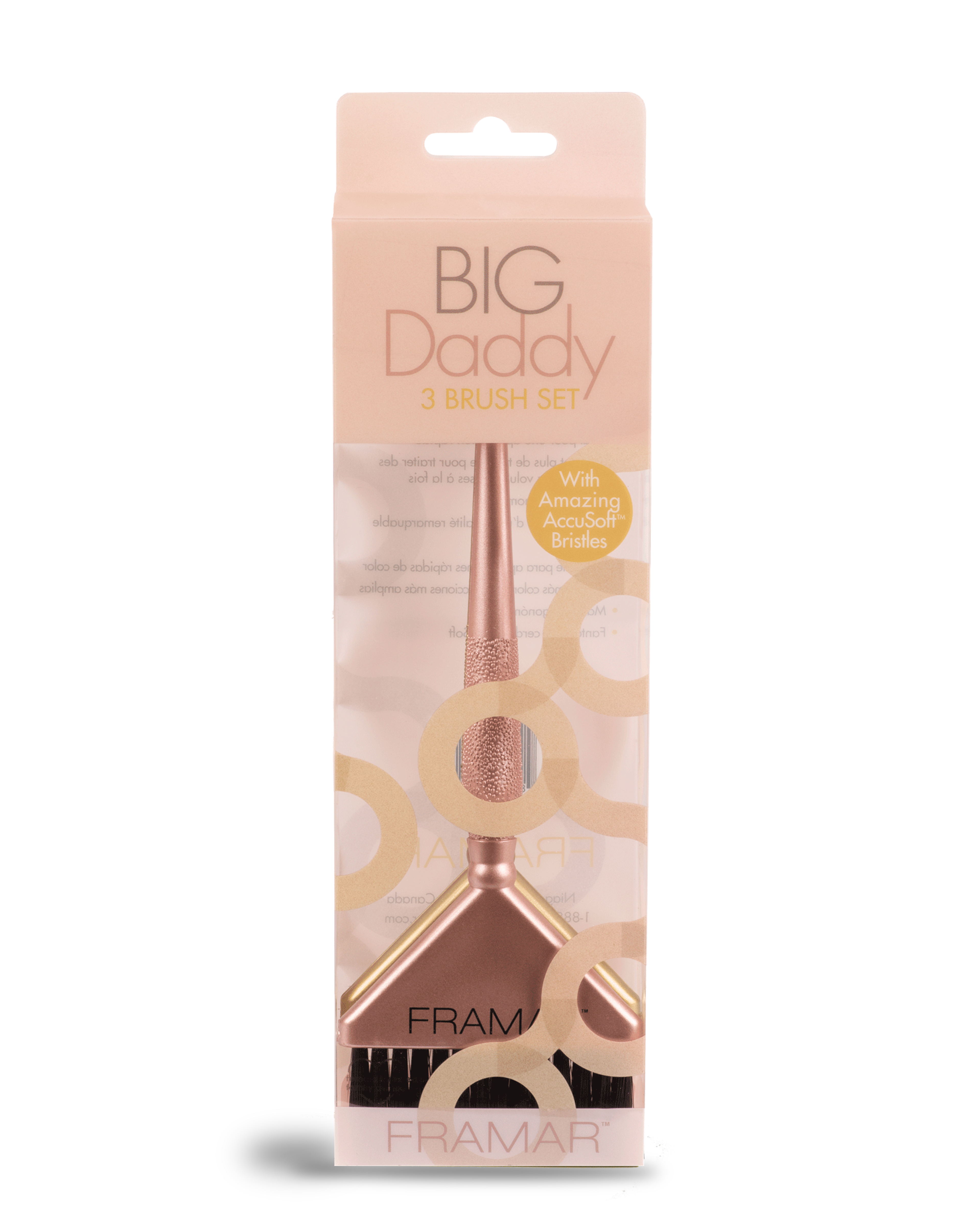 Framar Color Brush - Big Daddy Metallics Set 3pcs - Creata Beauty - Professional Beauty Products