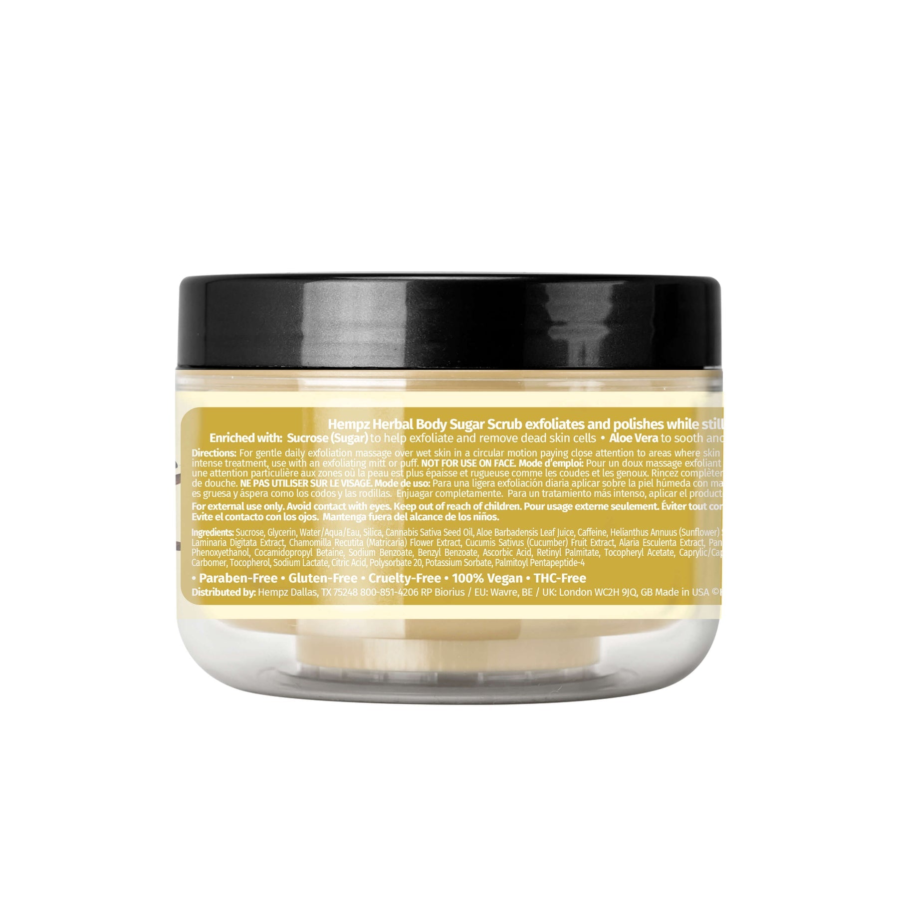 Hempz - Age Defying Vanilla Herbal Sugar Scrub - Creata Beauty - Professional Beauty Products