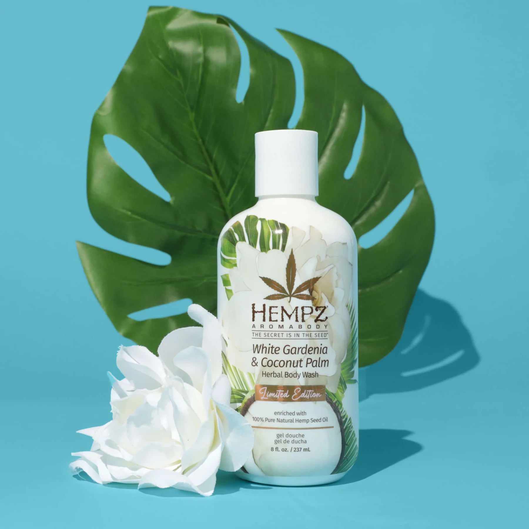 Hempz - Limited Edition White Gardenia & Coconut Palm Herbal Body Wash - Creata Beauty - Professional Beauty Products