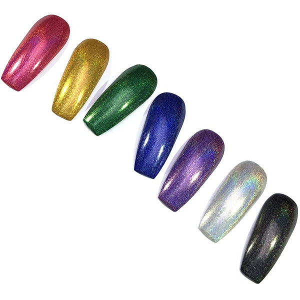 Clear Jelly Stamper Polish Kit - Holo (7 colours) - Creata Beauty - Professional Beauty Products