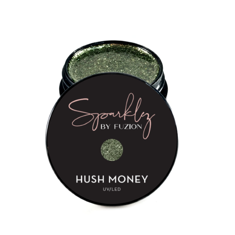 Fuzion Sparklez Gel - Hush Money - Creata Beauty - Professional Beauty Products