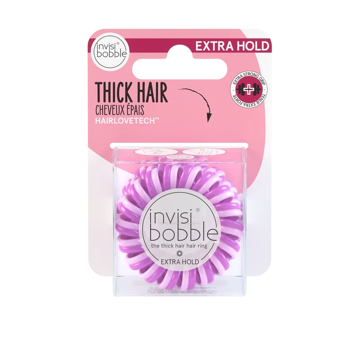 Invisibobble EXTRA HOLD - The Secret Purple - Creata Beauty - Professional Beauty Products