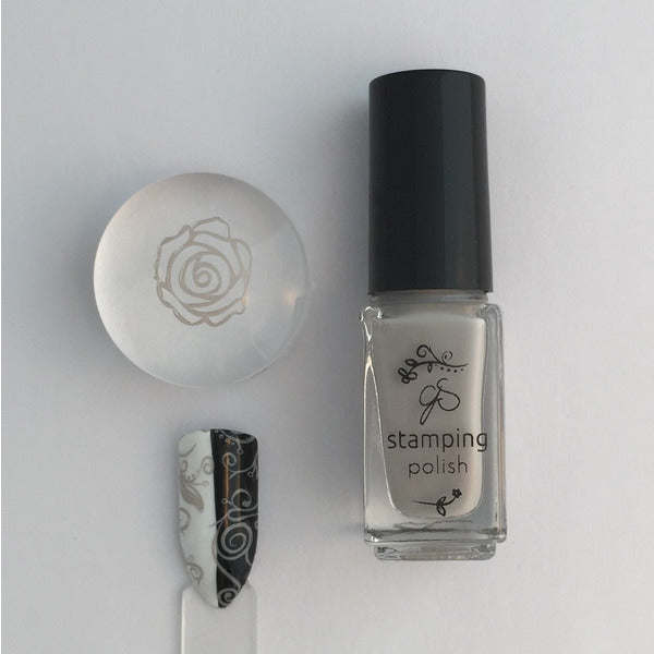 Clear Jelly Stamper Polish - CJS015 Stone Cold - Creata Beauty - Professional Beauty Products