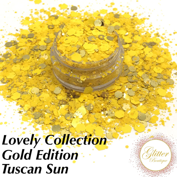 Glitter Boutique Lovely Collection Gold Edition - Tuscan Sun - Creata Beauty - Professional Beauty Products