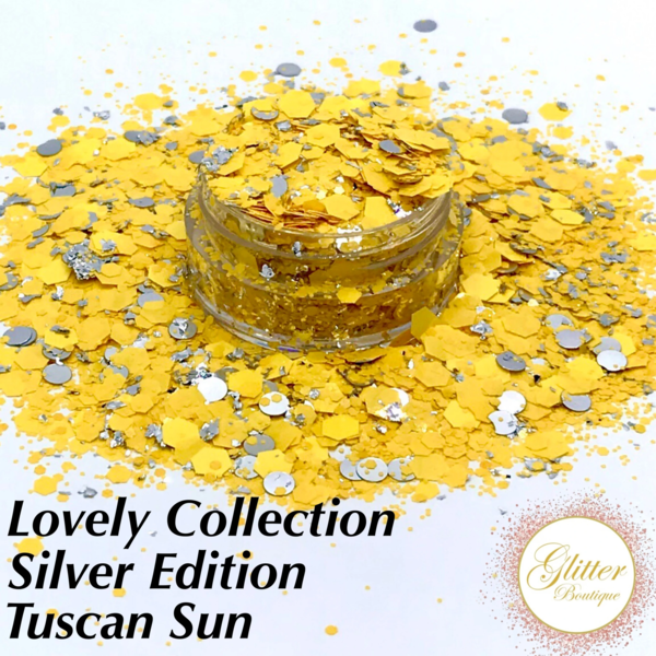 Glitter Boutique Lovely Collection Silver Edition - Tuscan Sun - Creata Beauty - Professional Beauty Products