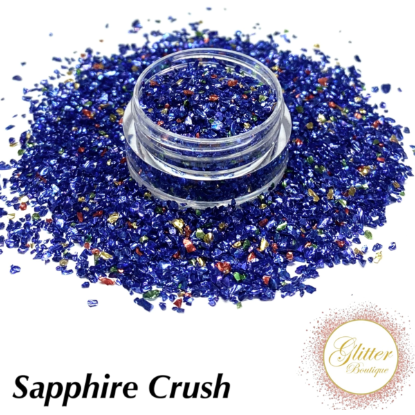 Glitter Boutique Crushed Collection - Sapphire Crush - Creata Beauty - Professional Beauty Products