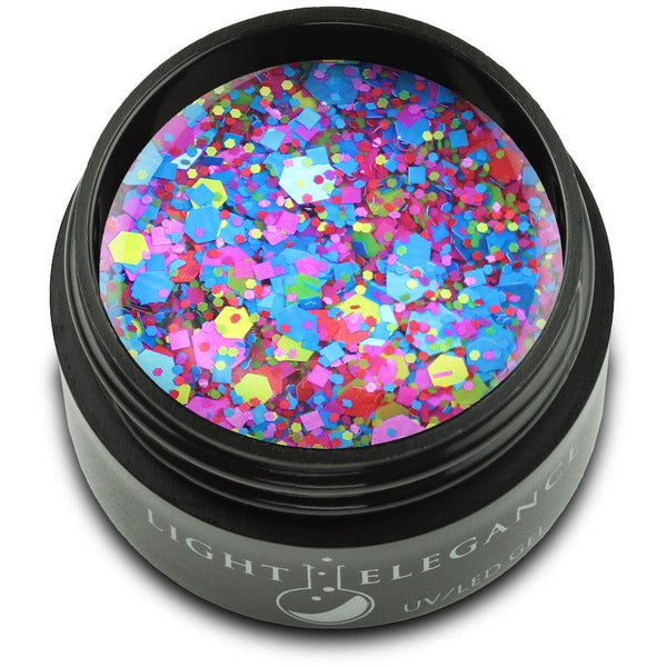 Light Elegance Glitter Gel - Sangria - Creata Beauty - Professional Beauty Products
