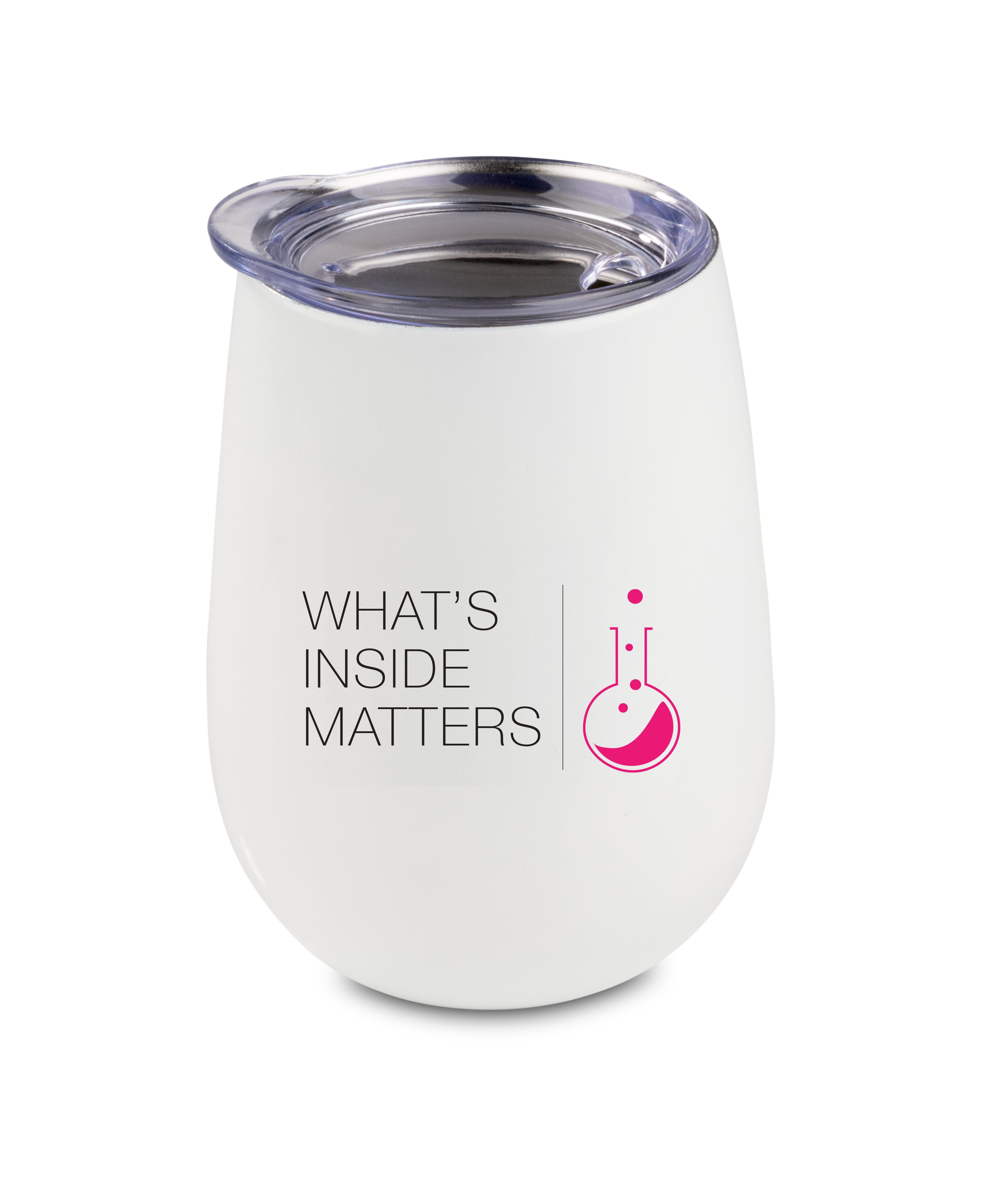 Light Elegance WHAT'S INSIDE MATTERS Stemless Wine Glass - Creata Beauty - Professional Beauty Products