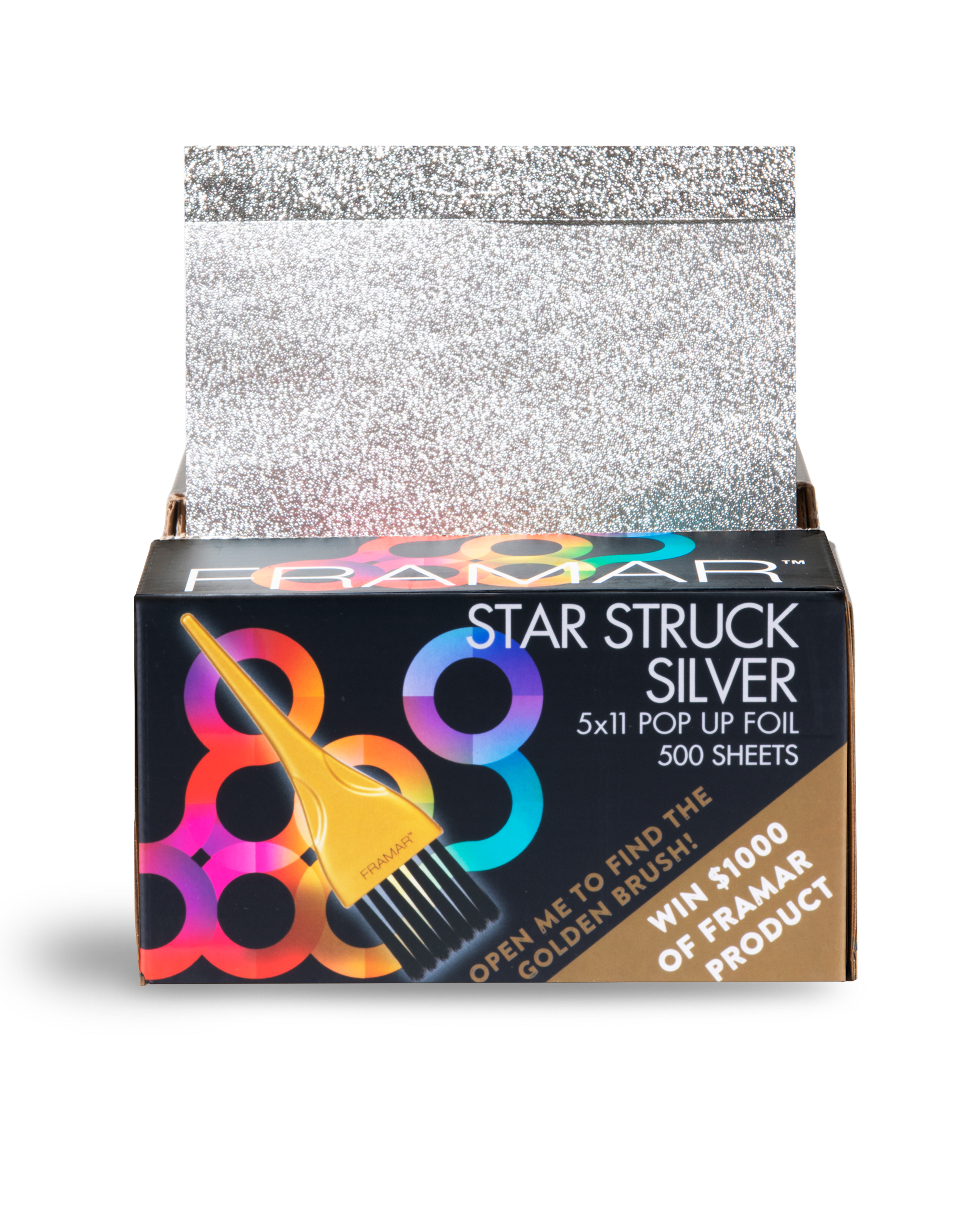 Framar Pop Up Foil - Star Struck Silver *Golden Brush Contest* - Creata Beauty - Professional Beauty Products
