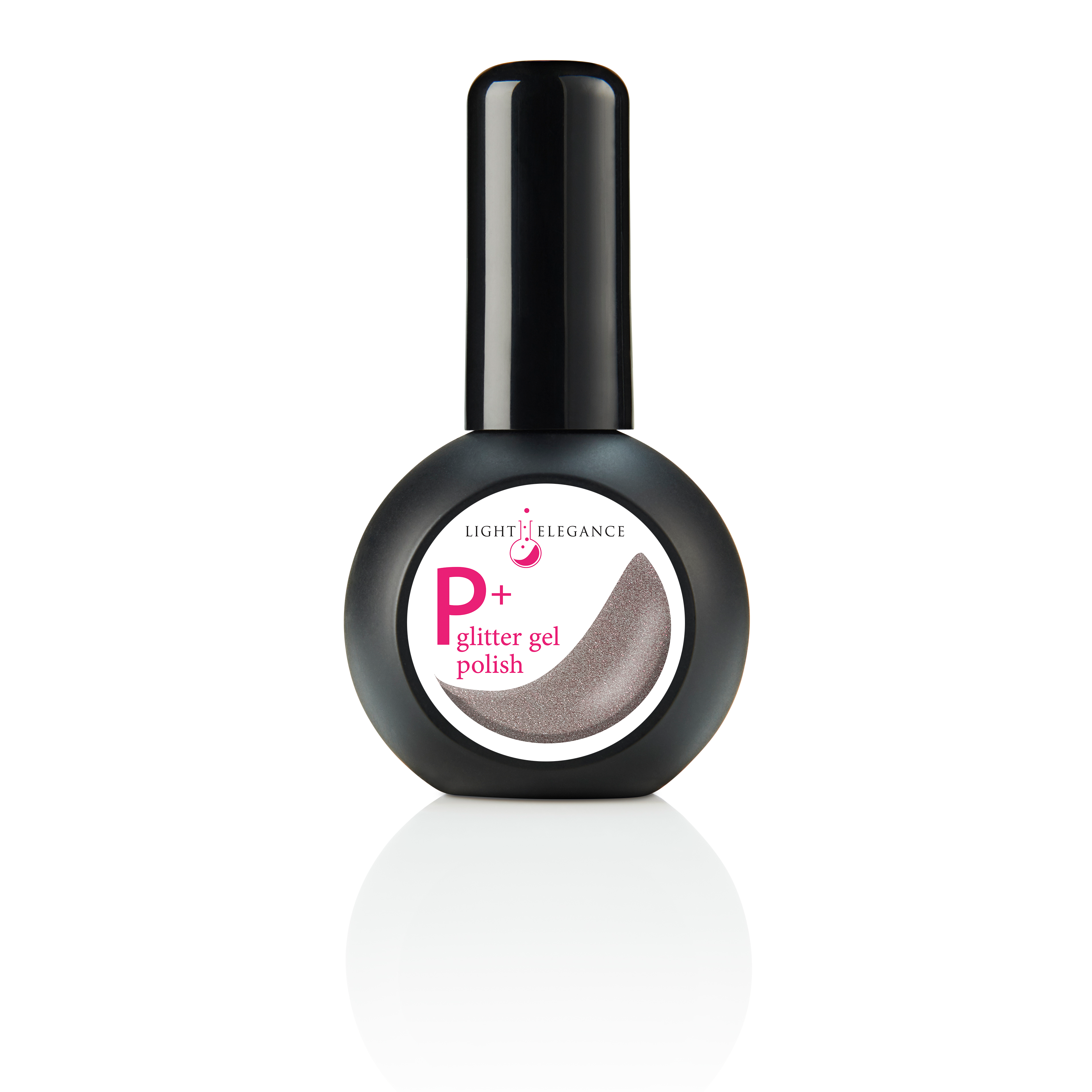 Light Elegance P+ Soak Off Glitter Gel - Smokin’ Gun - Creata Beauty - Professional Beauty Products